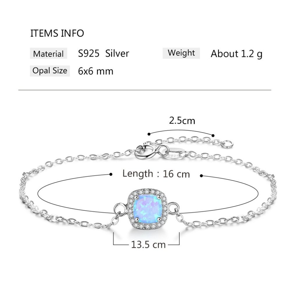 Brand New 925 silver bracelet Valentine Gift B002 - Picture 2 of 6